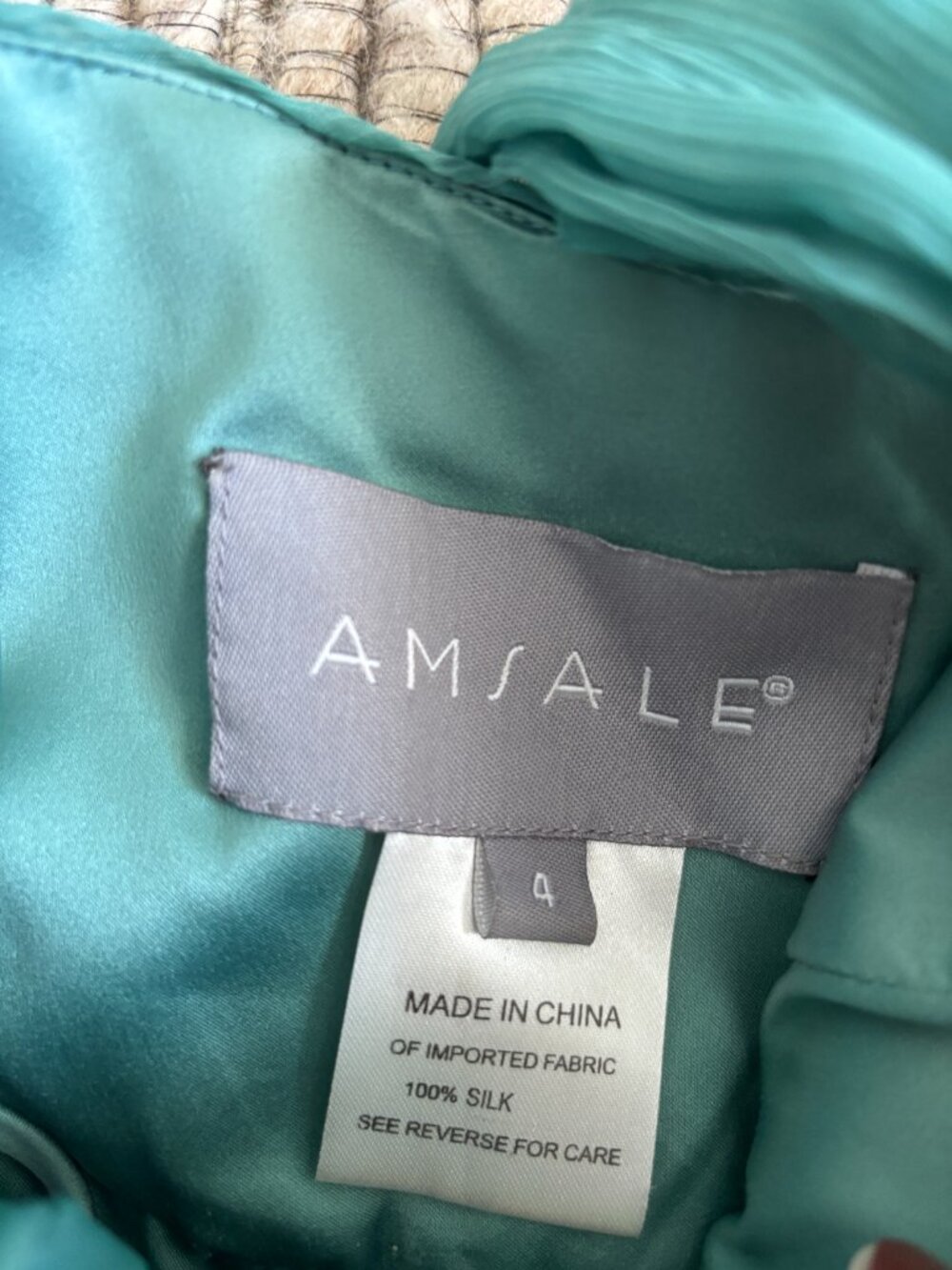 Amsale Silk Gown - Picture 3 of 4